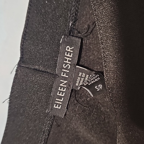 Eileen Fisher Skinny Black Leggings Size Small - Picture 3 of 5